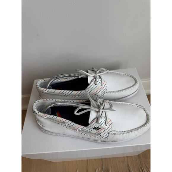 Sperry Top-Sider Authentic Original Pride Boat Shoe Men\'s Size 10 June Rainbow main image 8